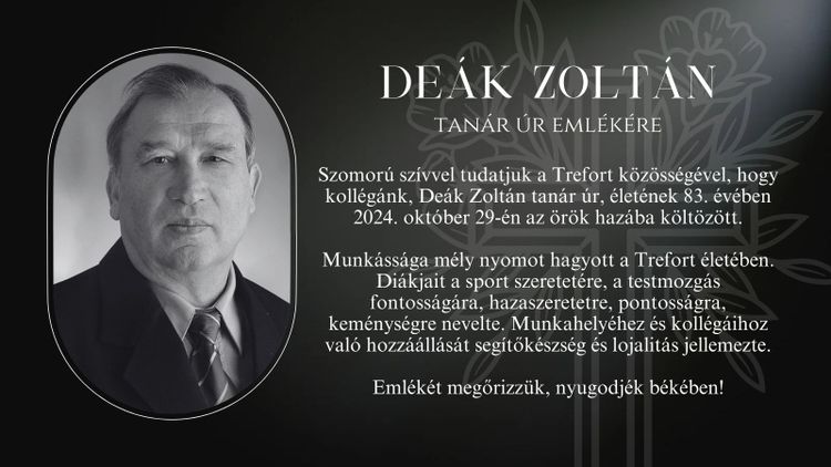 Deák Zoltánra emlékezünk