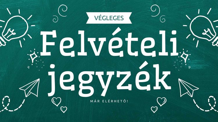 Felvételi jegyzék (2025-2026)