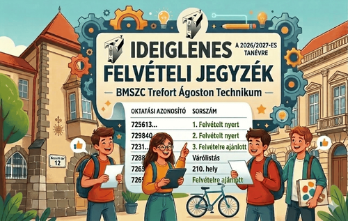 FELVÉTELI: Ideiglenes jegyzék